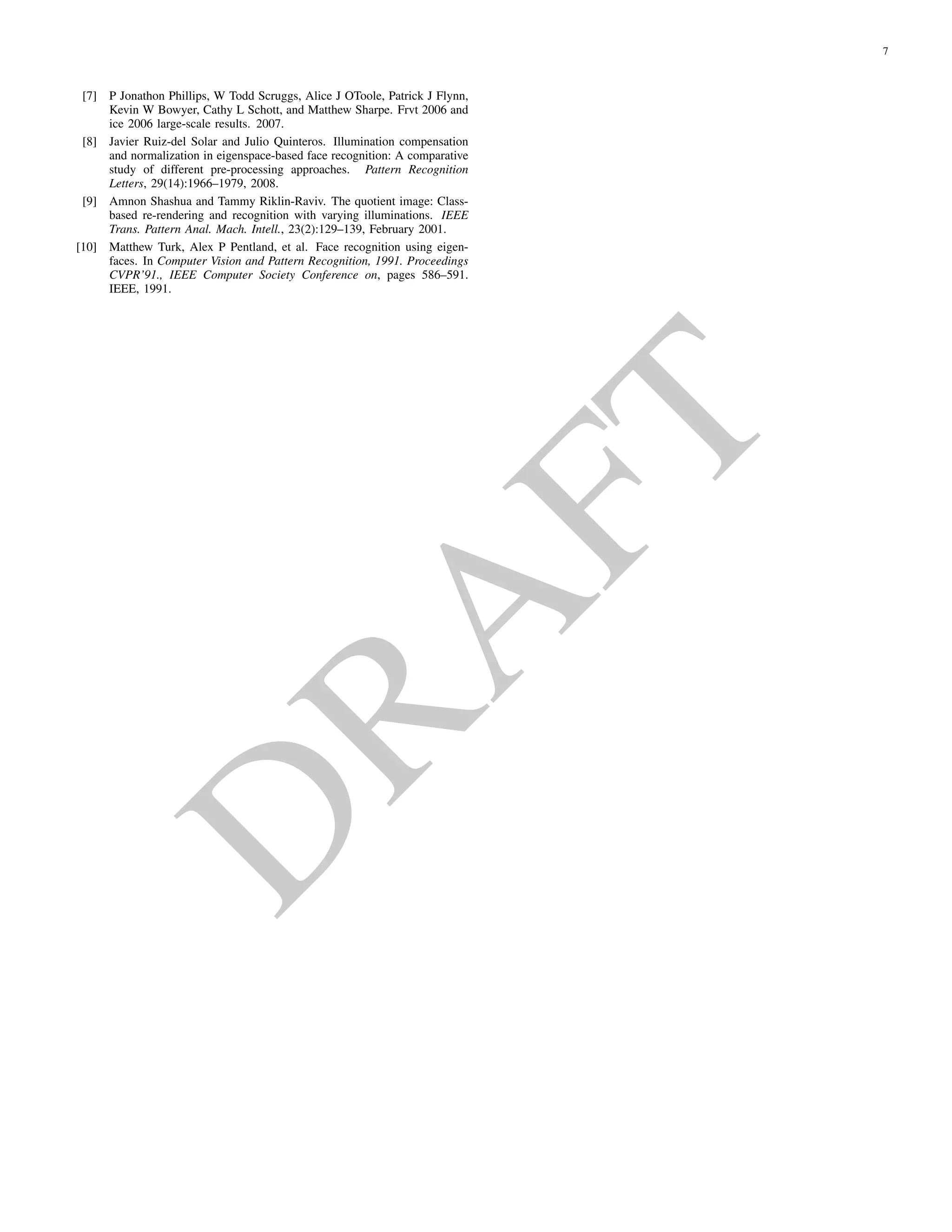 D
RA
FT
5.1. Applying Fisher’s linear discriminant analysis: Ex-
perimental setting
A collection of 2556 training image patches of which 2442
are patches of background, tagged as class label C2, whereas
the rest 124 are patches of containing cars and tagged as class
label C1. Each of these ground truth image patches is of size
81 × 31. The 2D visualization of projection vector w com-
puted is shown in ﬁgure 11. From this ﬁgure, which is ob-
tained from least squares regression training, there is no car-
like structural traits upon visualization of w.
Fig. 11. 2D visualization of projection vector
w = (XT
X)−1
XT
y
5.2. Applying classiﬁer on test data
We used k = 1, 2, ...10 different classiﬁers as shown below
y(x) =
+1, if wT
x ≥ θk
−1, otherwise
where θk ∈ [µ1, µ2]. µ1 and µ2 are projected means.
Before applying the best performing classiﬁer on test set
of 170 images, we plotted the precision-recall curve on the
training set. Precision and recall often show an inverse rela-
tionship, that is, increasing one goes along with the cost of
reducing the other. Applying the best performing classiﬁer
(among the 10 classiﬁers), the ﬁgure 12 shows results on an
image with single target (car).
6. THEORETICAL BACKGROUND FOR TENSOR
LINEAR DISCRIMINANT ANALYSIS
In the previous approach discussed in section 5, where train-
ing image patches x ∈ Rm×n
of size m × n are vectorized
(a) (b)
Fig. 12. The ﬁgure in (a) and (b) shows a car bounded by a
rectangle upon applying the classiﬁer with threshold.
(a) (b) (c)
Fig. 13. W =
ρ
r=1 urvT
r
into mn, instead, treating images for what they are, we use
tensors [1]. In the procedure proposed in [1], we compute
the projection tensor by applying tensor contractions to the
given set of training image patches and use alternating least
squares.
A tensor also known as n-way array or multidimensional
matrix or n-mode matrix, is a higher order generalization
of a vector (ﬁrst order tensor) and a matrix (second order
tensor). In this short description on second order tensors
X ∈ Rm×n
, we use calligraphic upper-case letters X ,
to represent grey-value images of size m × n. A train-
ing set {(X α
, yα
)}α=1,2,...N of N image patches, where
X α
∈ Rm×n
is given. Tensor discriminant analysis re-
quires a projection tensor W which solves the regression
problem[1],
W = arg min
W∗
α
(yα
− W∗
X α
)2
(30)
6.1. Applying tensor discriminant analysis: Experimen-
tal setting
As described in section 5.1, we use the same image collection
for training and test data. We determine a projector W where,
W =
ρ
r=1
urvT
r (31)
A random initialization of u, we compute a set of vectors
xα
from tensor contractions X α
kluk and inserting them into
a design matrix X and use equation w = (XT
X)−1
XT
y to
compute v. Now, having v, we compute for u and iteratively
until the error converges ur(t) − ur(t − 1) ≤ . Follow-
ing the algorithm [1] for computing a second order tensor
discriminant classiﬁer W, we compute ρ-term solution of
second order projection tensor as W = r ur ⊗ vr.
Visualizing the ρ-term solution of second order projection
tensors, we observe (shown in ﬁgure 13) car-like structural
traits which was not in the case of conventional linear dis-
criminant analysis [1]. The ﬁgures for (a)ρ = 1, (b)ρ = 3 and
(c)ρ = 9 show the projection tensors respectively.
The mutlilinear classiﬁer maps the training samples onto
the best discriminant direction, the results of the implemen-
tation proposed in [1] are shown in the ﬁgures 14a, 14b and
14c. In ﬁgure 14c, an overlap is observed.
While implementation, the training time of this approach no-
ticeably outperforms the conventional LDA (running time is
 