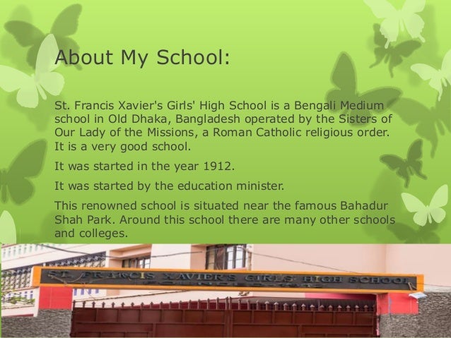presentation on my school