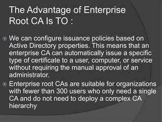 Deploy and Configure an Enterprise Root CA & Subordinate CA in Windows ...