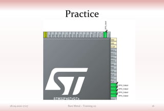 Practice
28.09.2020 17:07 Bare Metal – Training 02 16
 