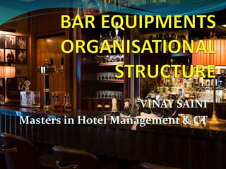VINAY SAINI
Masters in Hotel Management & CT
 