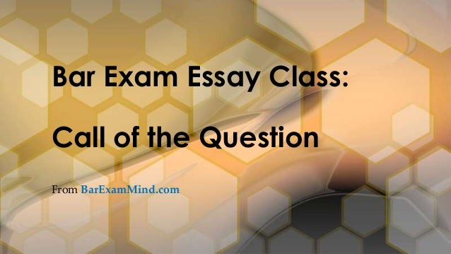 Bar exam essays