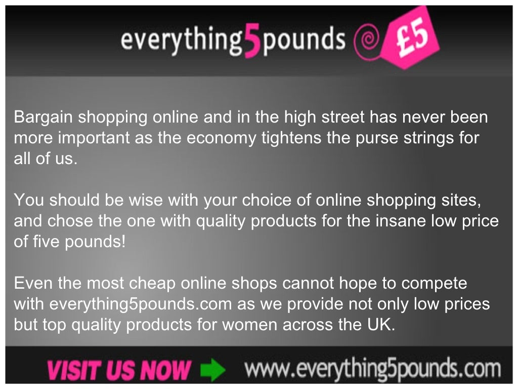 Bargain Online Shopping