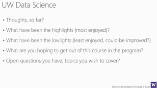 Deriving Knowledge from Data at Scale
 