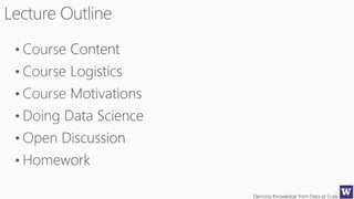 Deriving Knowledge from Data at Scale
 
