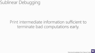 Deriving Knowledge from Data at Scale
 
