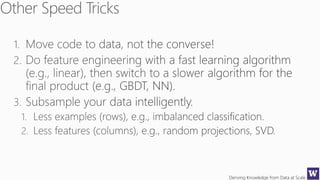 Deriving Knowledge from Data at Scale
 