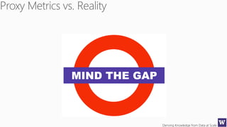 Deriving Knowledge from Data at Scale
 