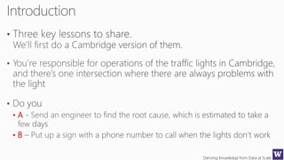 Deriving Knowledge from Data at Scale
• A
• B
 