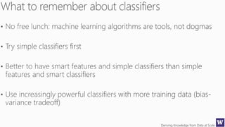 Deriving Knowledge from Data at Scale
 