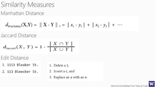 Deriving Knowledge from Data at Scale
 