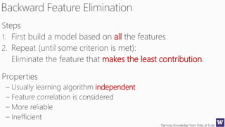 Deriving Knowledge from Data at Scale
all
makes the least contribution
independent
 