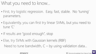 Deriving Knowledge from Data at Scale2016/4/12 51
 