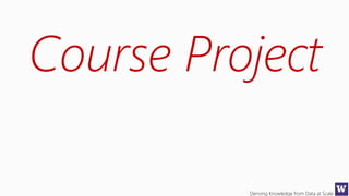 Deriving Knowledge from Data at Scale
Course Project
 