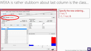 Deriving Knowledge from Data at Scale
Specify the new ordering…
2-last, 1
1-5, 7-last, 6
 