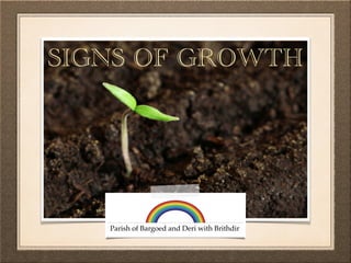 SIGNS OF GROWTH
 