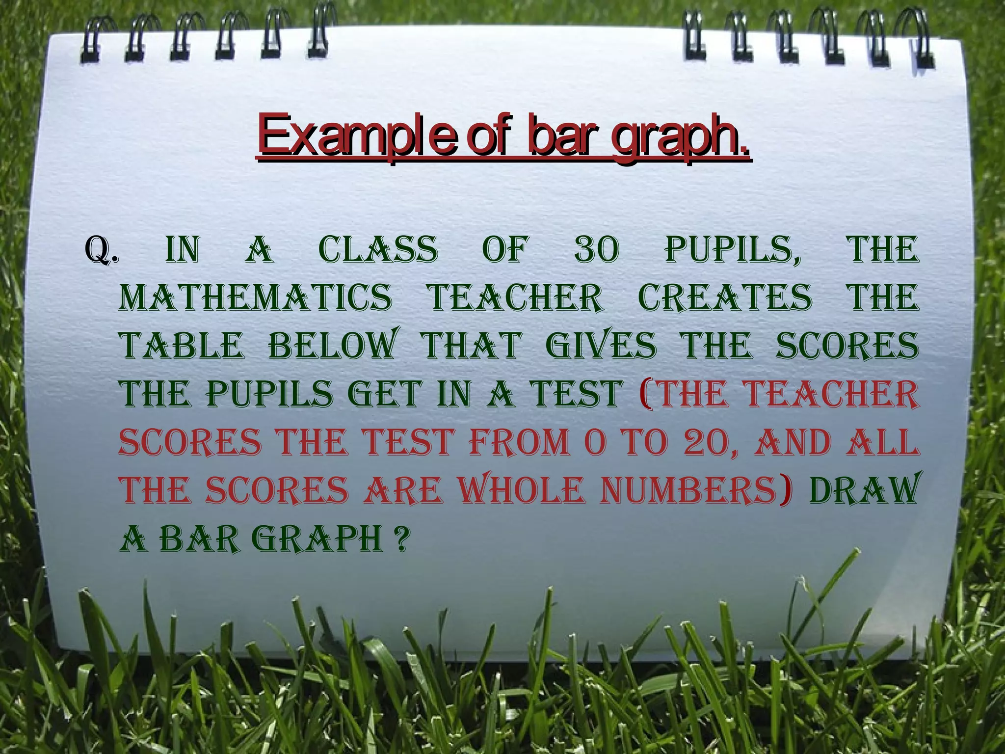 Bar graph presentation ppt