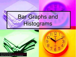 Bar Graphs and Histograms Powerpoint hosted on www.worldofteaching.com Please visit for 100’s more free powerpoints 