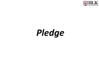 Pledge
 
