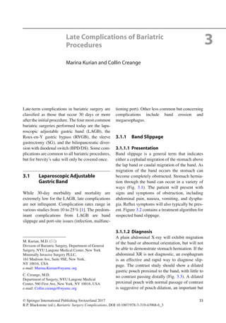 Bariatric surgery complications | PDF