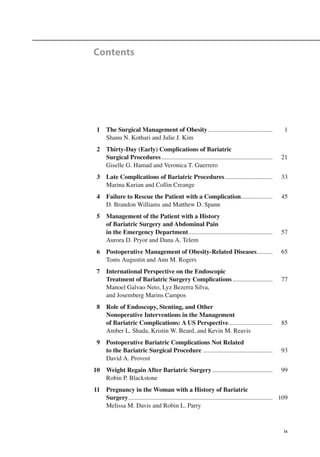 Bariatric surgery complications | PDF