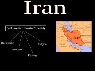 Iran Post-Islamic Revolution’s society Government Education Families Religion 