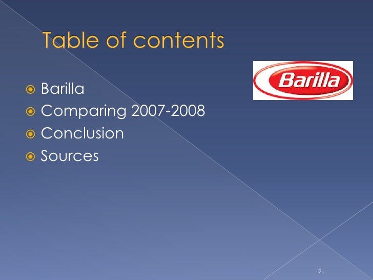 case analysis of barilla spa case analysis of barilla spa