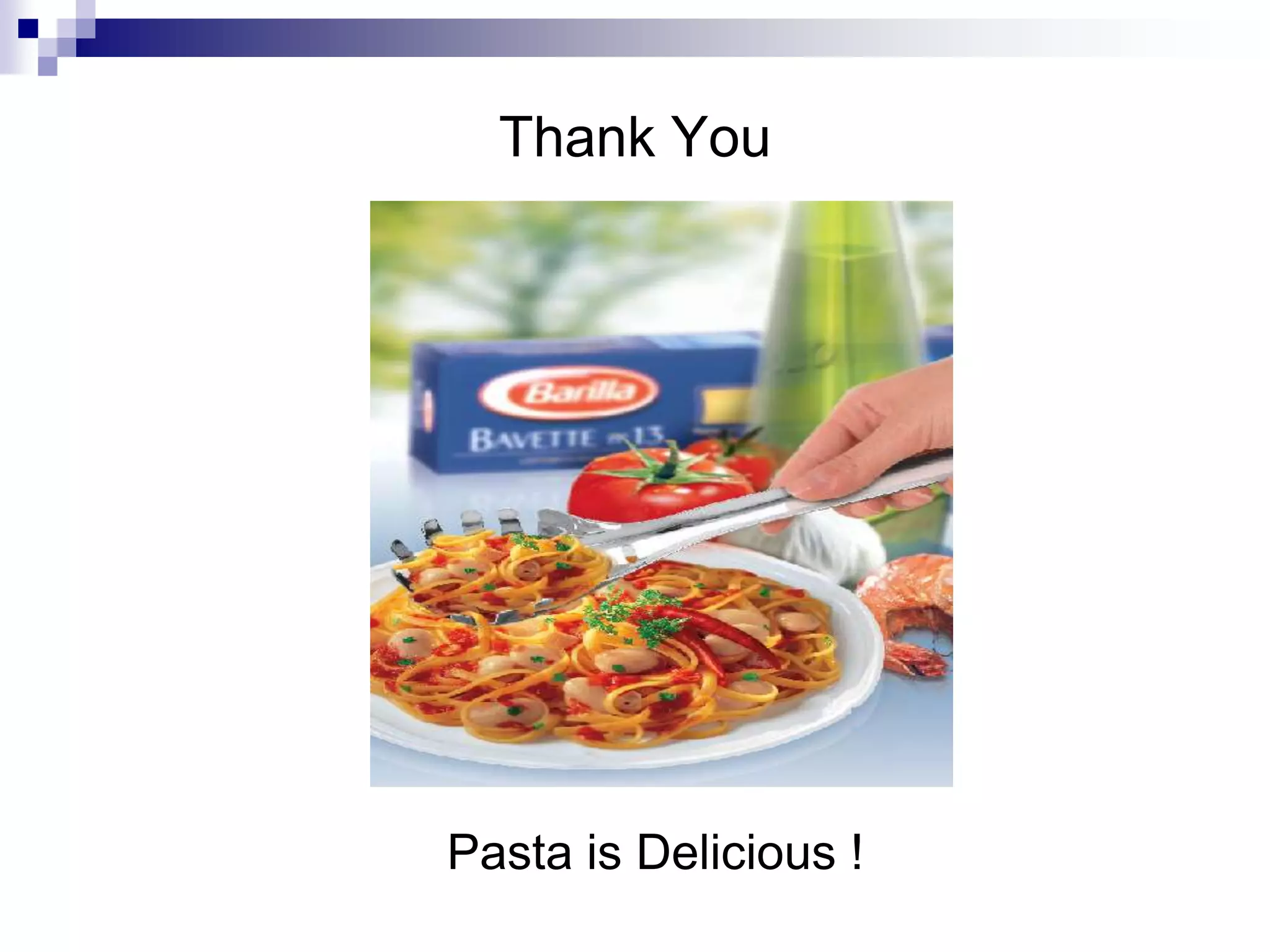 Just-In-Time-Distribution (JITD)Vendor Managed Inventory ConceptTreats end customer data as the inputFinal authority to determine shipments is Barilla SpABarilla would decide what to ship to distributors and when to ship itDistributors will provide POS data of different SKUs. 