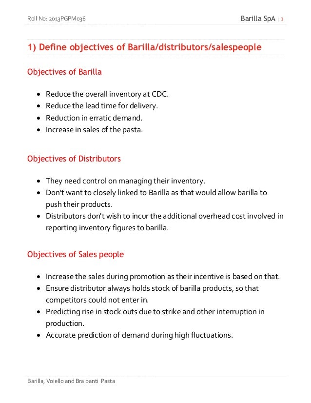 barill spa case analysis Free essay: najib abdi dsci 434 3/24/2011 barilla spa case study 1 diagnose the underlying causes of the difficulties that the jitd program was created to. barill spa case analysis Free essay: najib abdi dsci 434 3/24/2011 barilla spa case study 1 diagnose the underlying causes of the difficulties that the jitd program was created to.