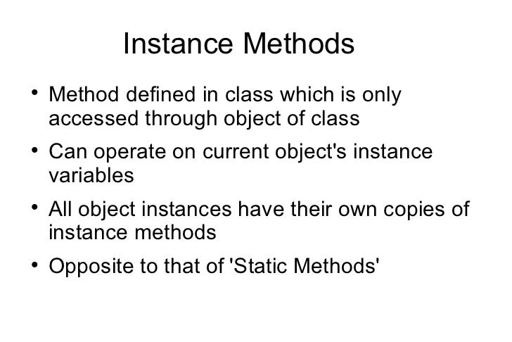 OBJECT AND INSTANCE (JAVA)