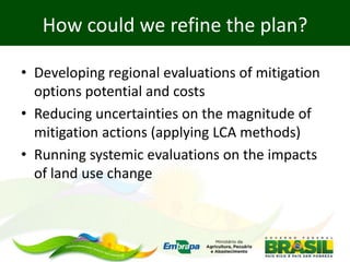 Barioni Mitigation options and actions in Brazil agriculture july 2012