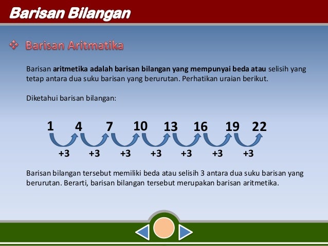 barisan bilangan 2 4 8 16 adalah barisan