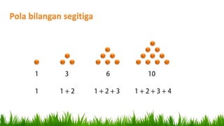Pola bilangan segitiga
 