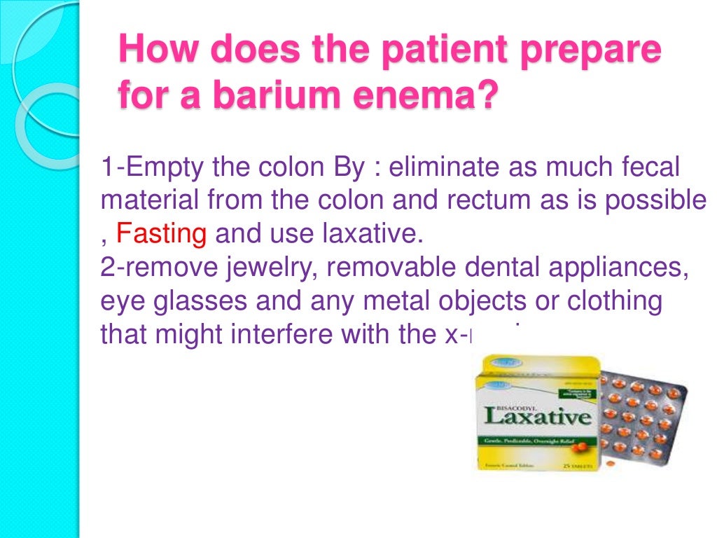 Barium enema