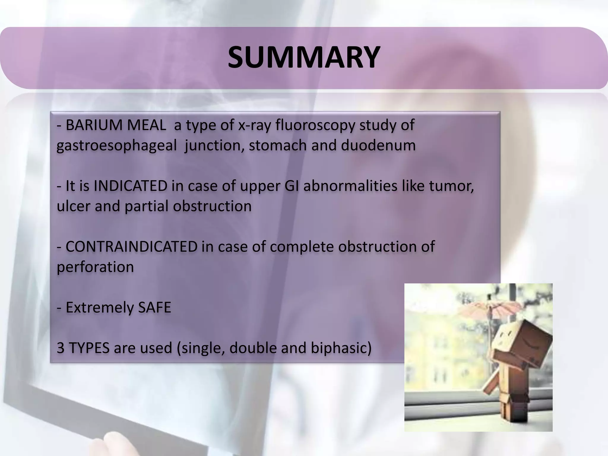 Barium Meal | PPTX