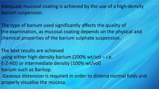 Barium Meal | PPTX