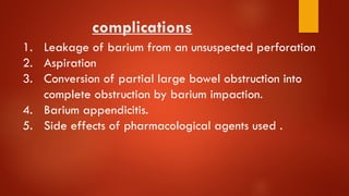 Barium meal and BMIT radiology studentss | PPTX