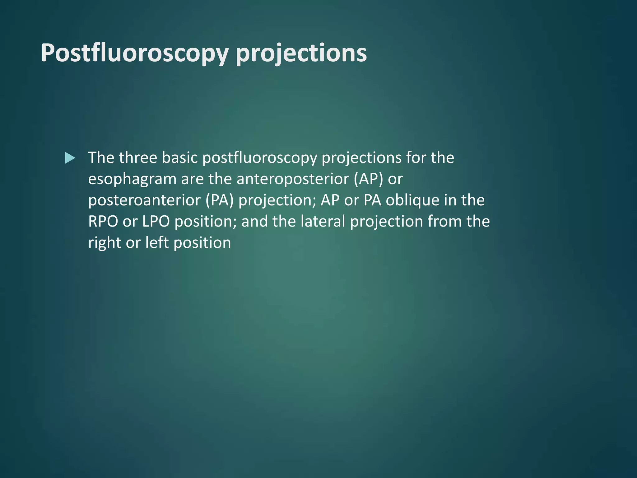 Barium procedures | PPTX