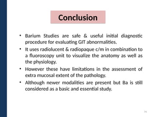 Barium Studies of upper GI Tract by joginder.pptx