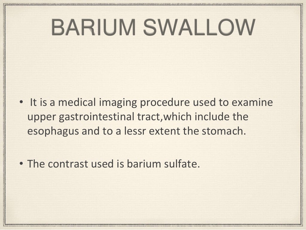 Barium swallow,,