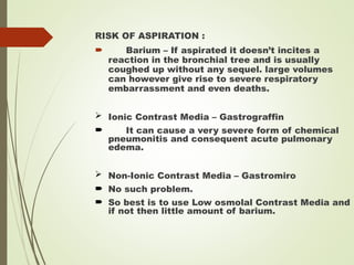 BARIUM SWALLOW and interesting findings.ppt