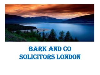 bark and co
solicitors london
 