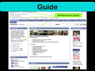 Guide
    Multiple access points
 