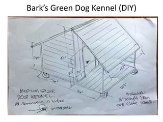 Bark’s Green Dog Kennel (DIY)
 