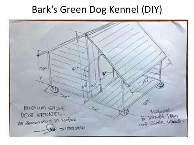 build a dog kennel with pallets