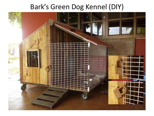 Bark S Green Dog Kennel Diy From Pallet Wood