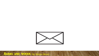 Barks and woods Dr. Mostafa Hegazy
 