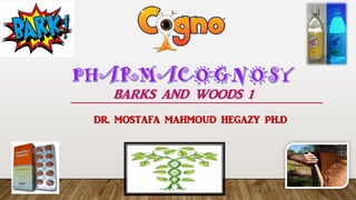 BARKS AND WOODS 1
DR. MOSTAFA MAHMOUD HEGAZY PH.D
 