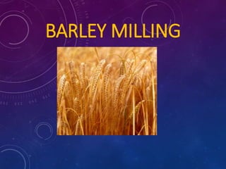 BARLEY MILLING
 