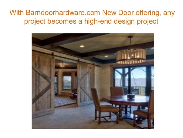 Barn Door Hardware Offers Sun Mountain Doors